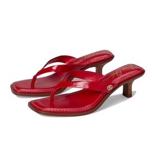 Sam Edelman Dollie Thong Sandal - Red Kitten Heel